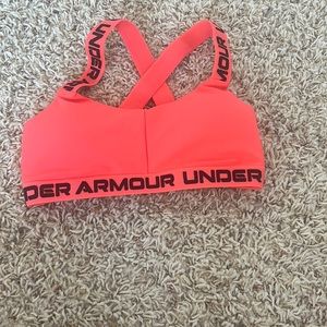 Hot pink UA sports bra xs